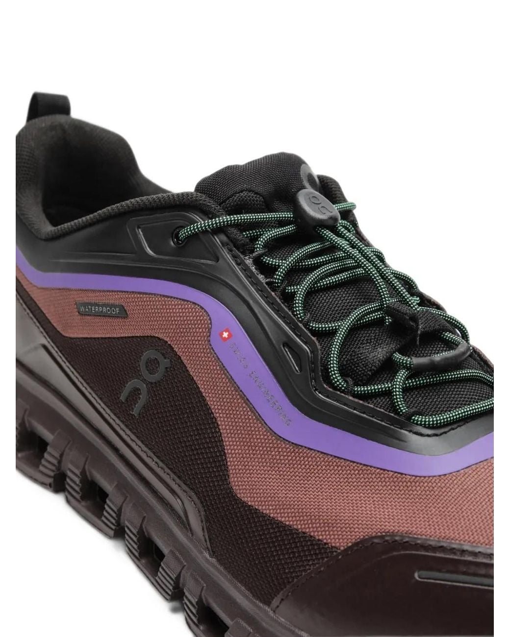 On Shoes Black Cloud 6 Geo Waterproof Sneakers for men