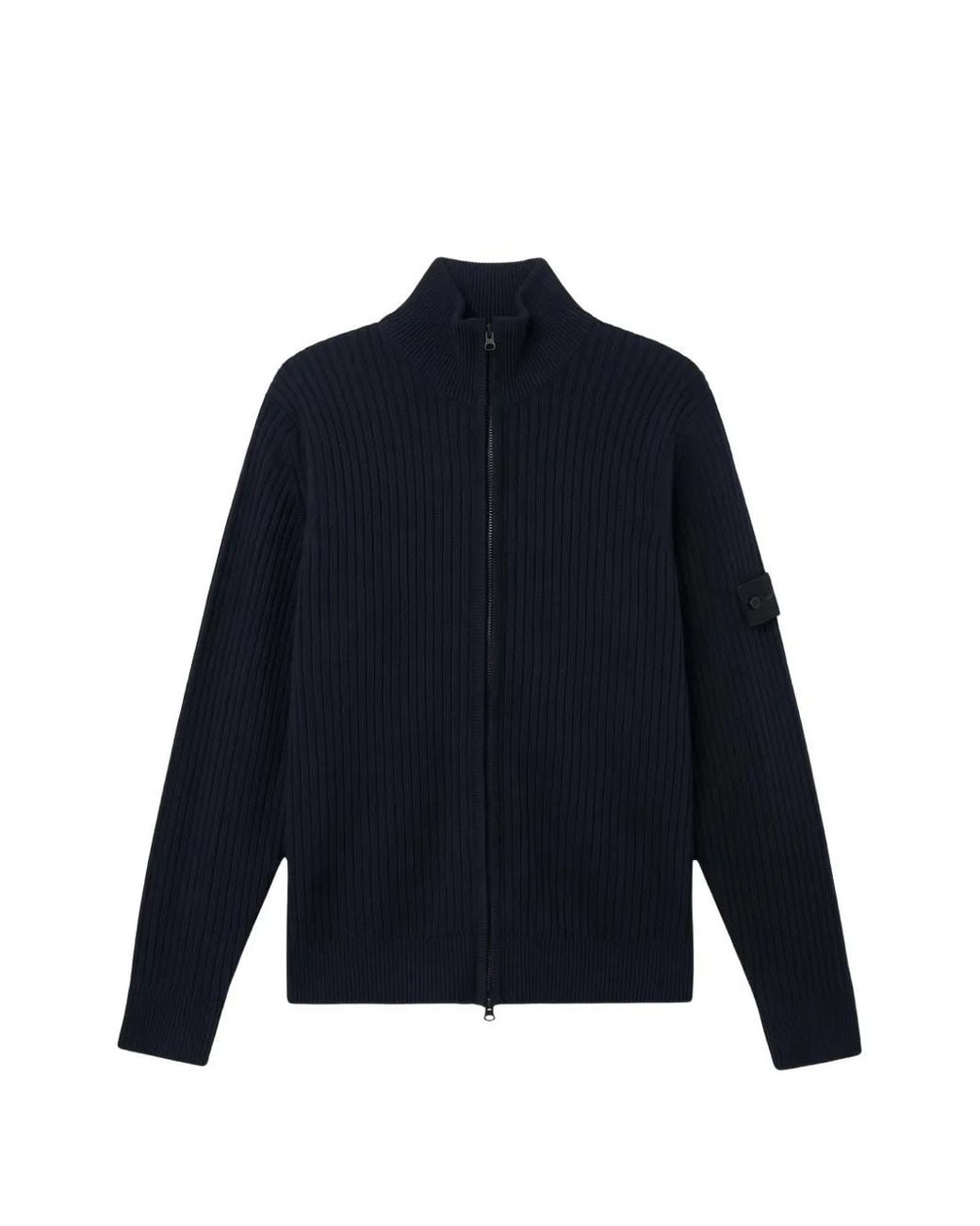 Stone Island Blue 5100054 Wool Cashmere_S.I. Ghost Sweater for men