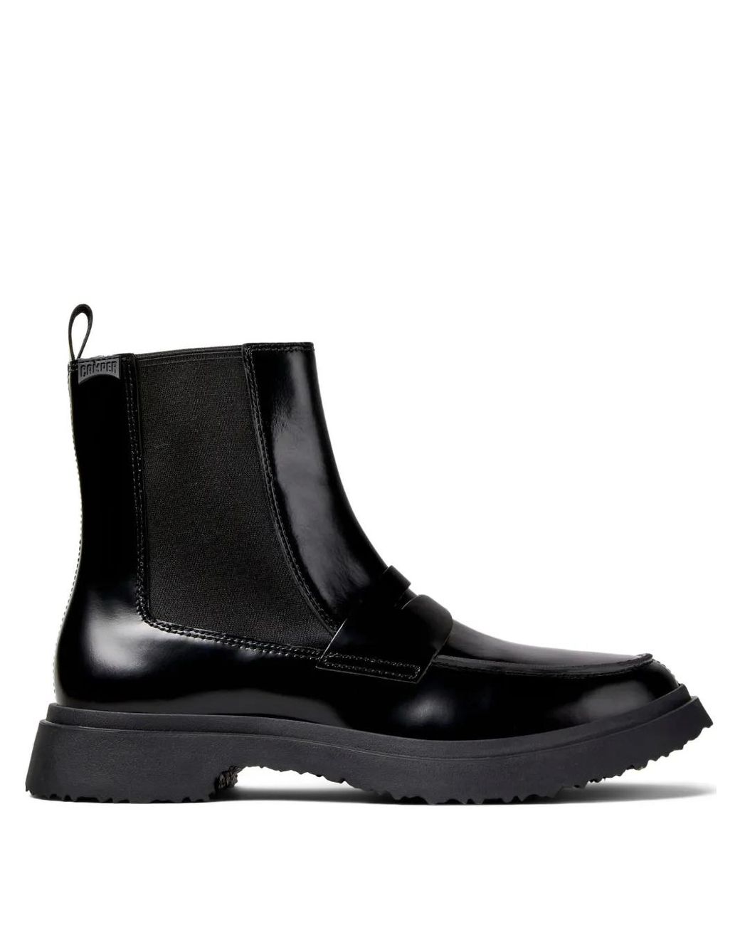 Camper Walden Leren Chelsea Laarzen Met Penny Slot in het Black voor heren