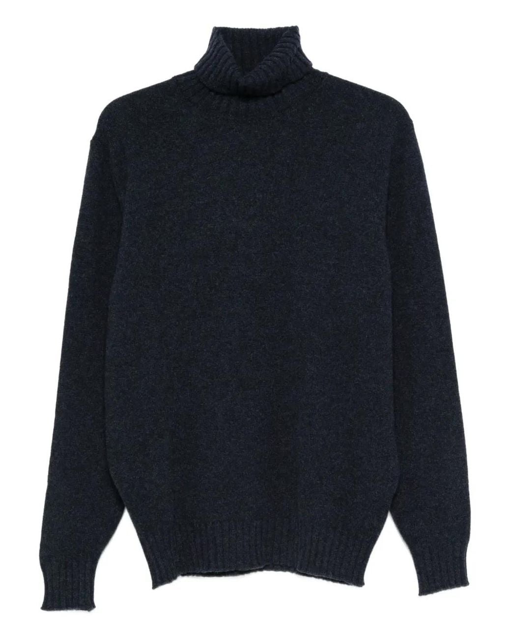 FILIPPO DE LAURENTIIS Blue Turtleneck Sweater for men