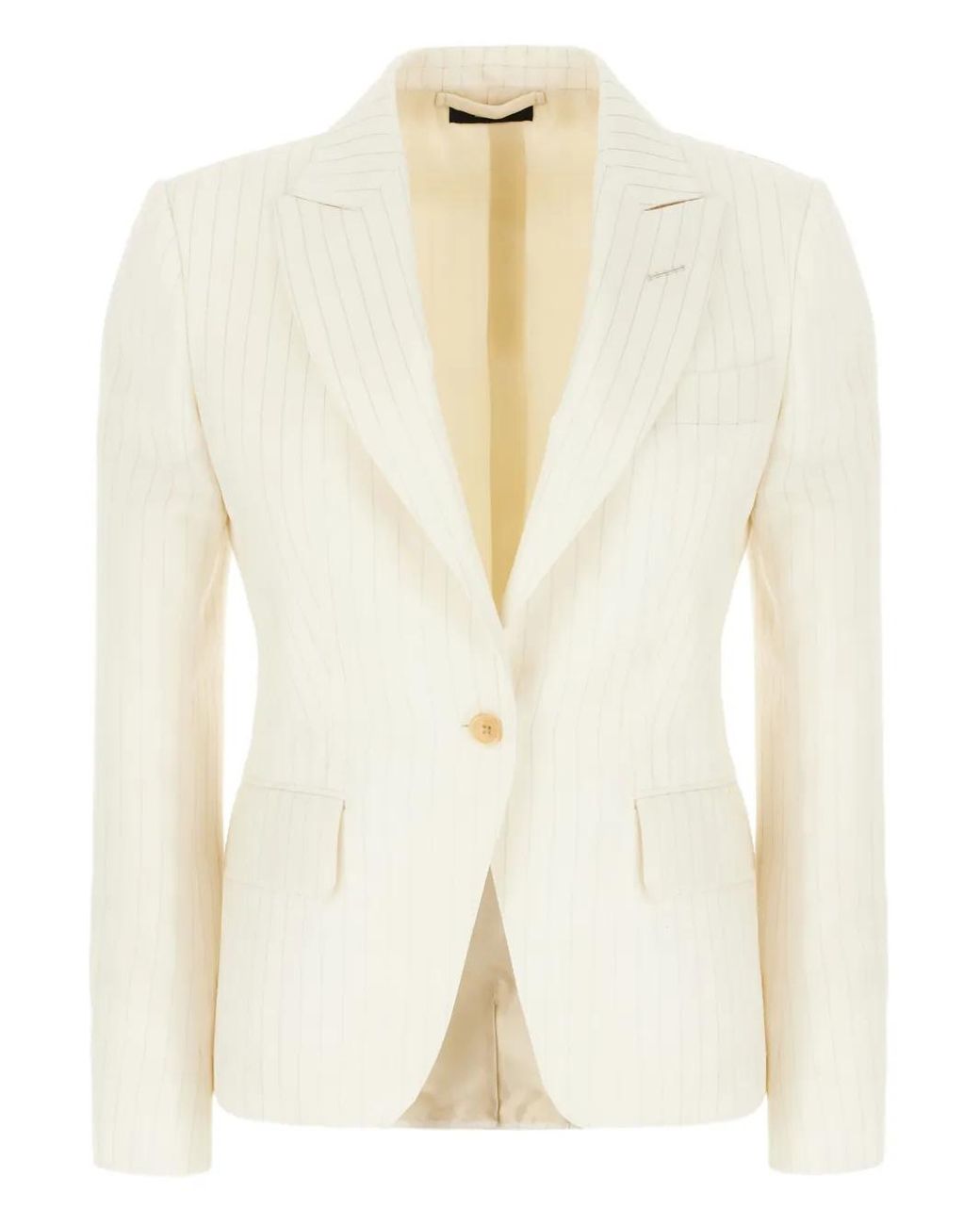 Tom Ford White Striped Blazer