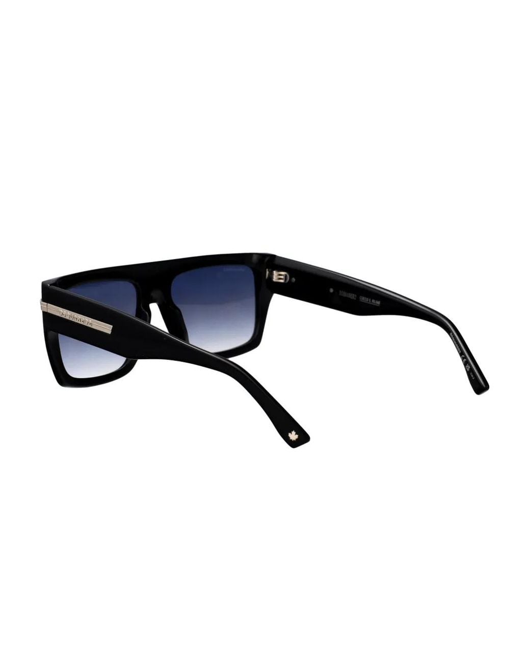DSquared² Blue Rectangle-Frame Sunglasses for men