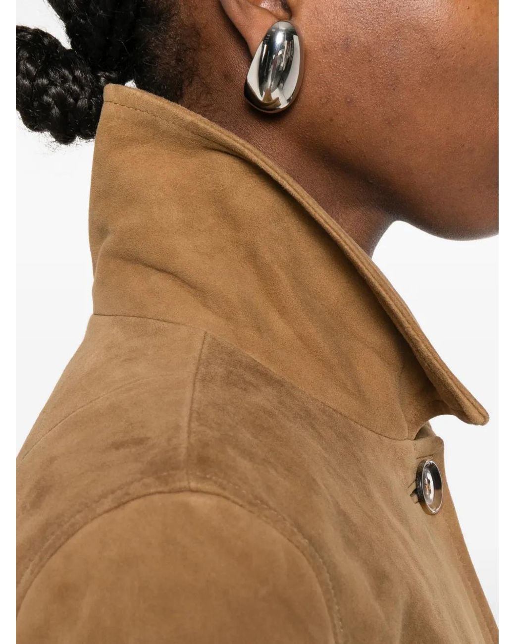 Ba&sh Natural Button Pocket Jacket