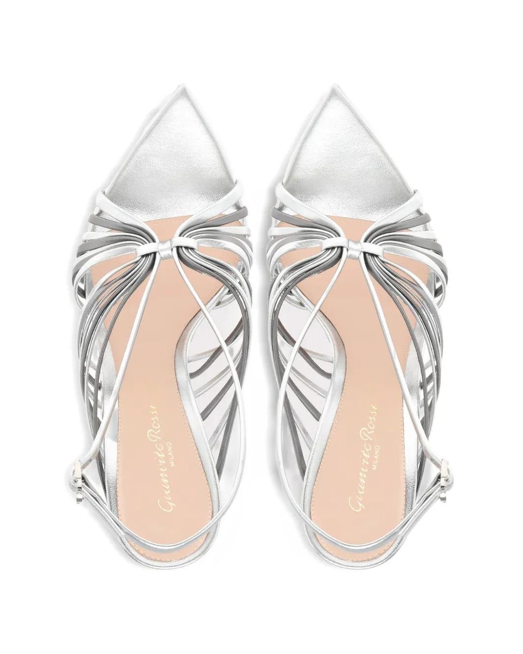 Gianvito Rossi White Muse Sandals