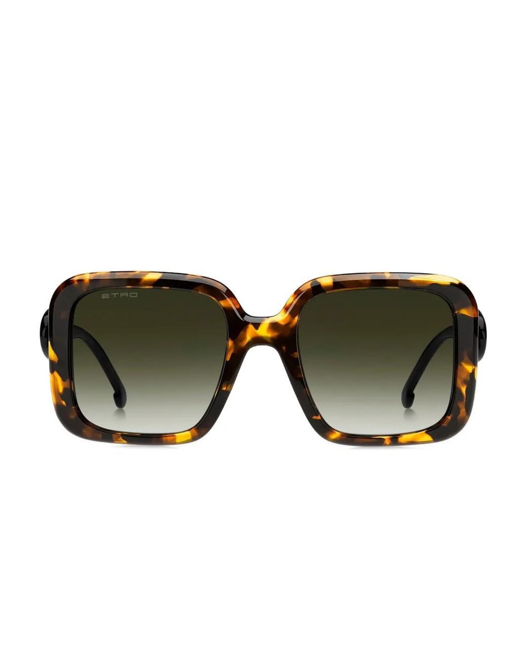 Etro Green Paisley Sunglasses