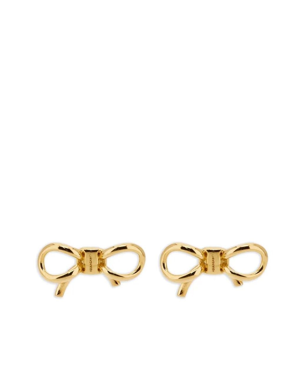 Ferragamo Metallic Vara Earrings