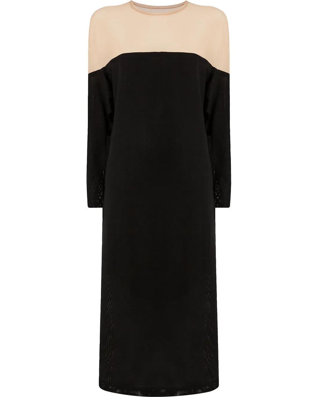 Litkovskaya Black Two Tone Dress