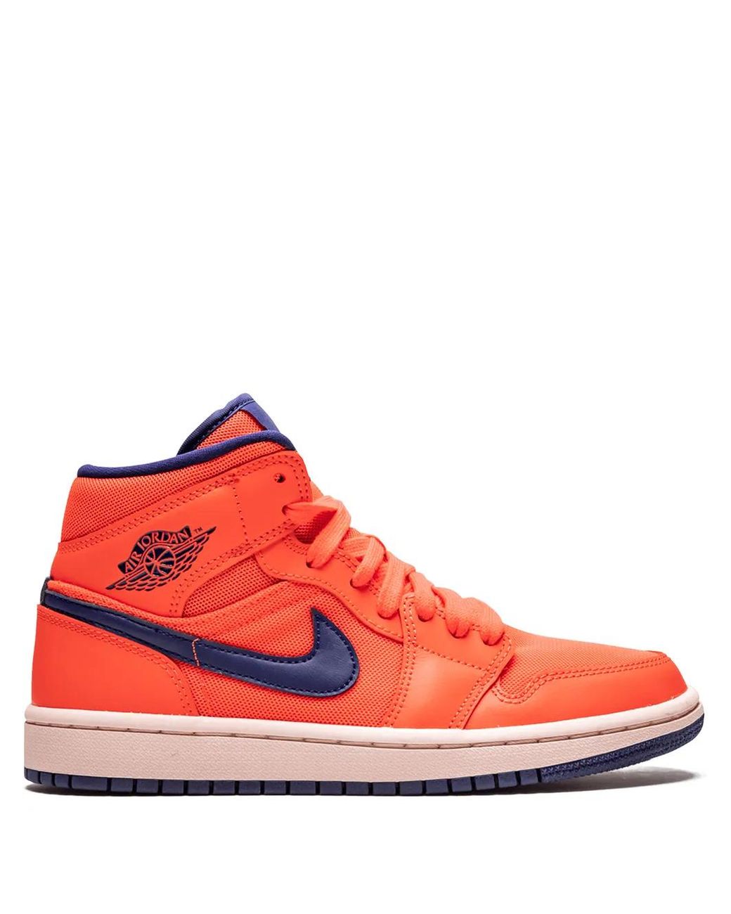Nike Red Air 1 Mid "Turf" Sneakers