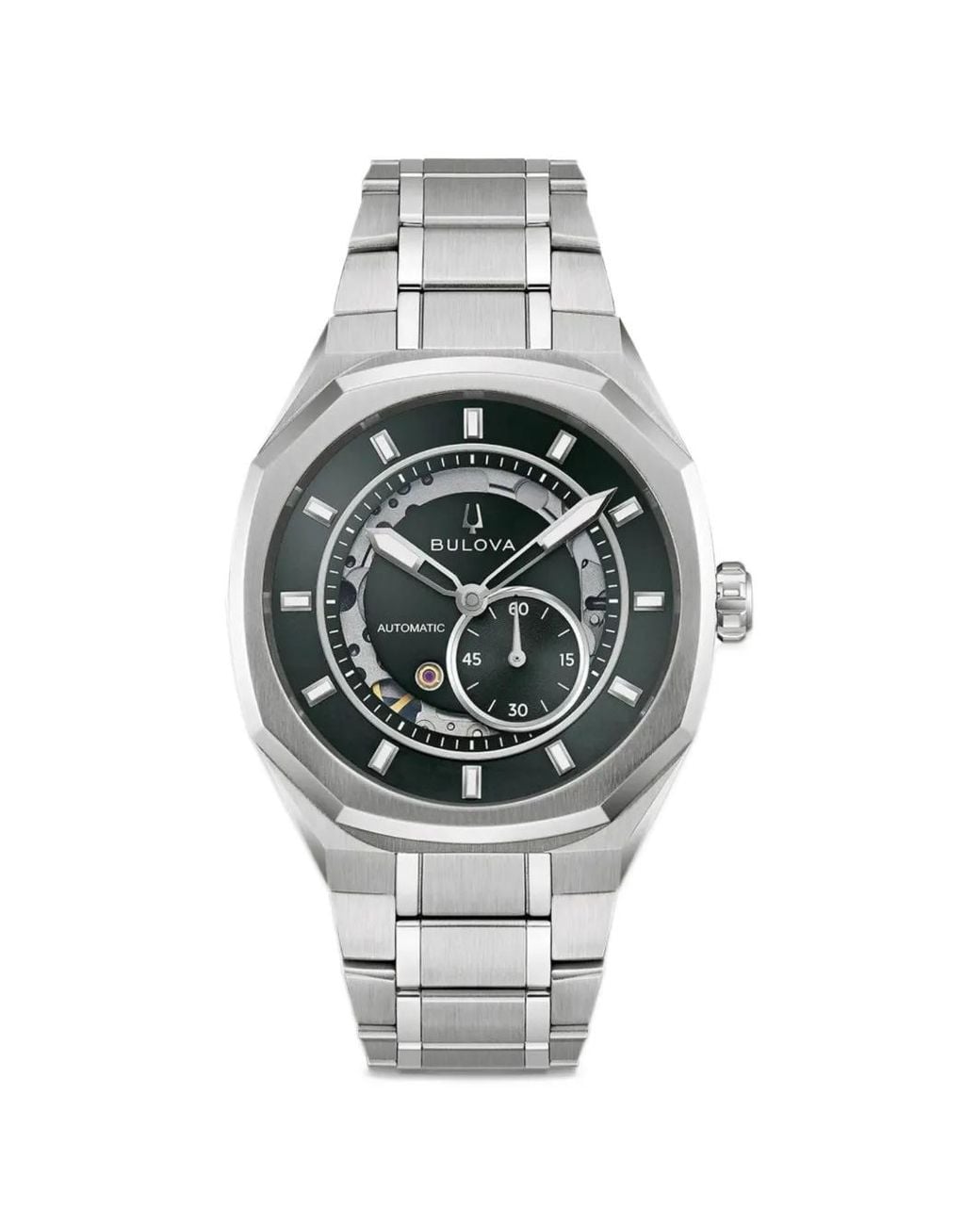 Bulova Gray Marc Anthony Surveyor 40.5Mm Watch for men