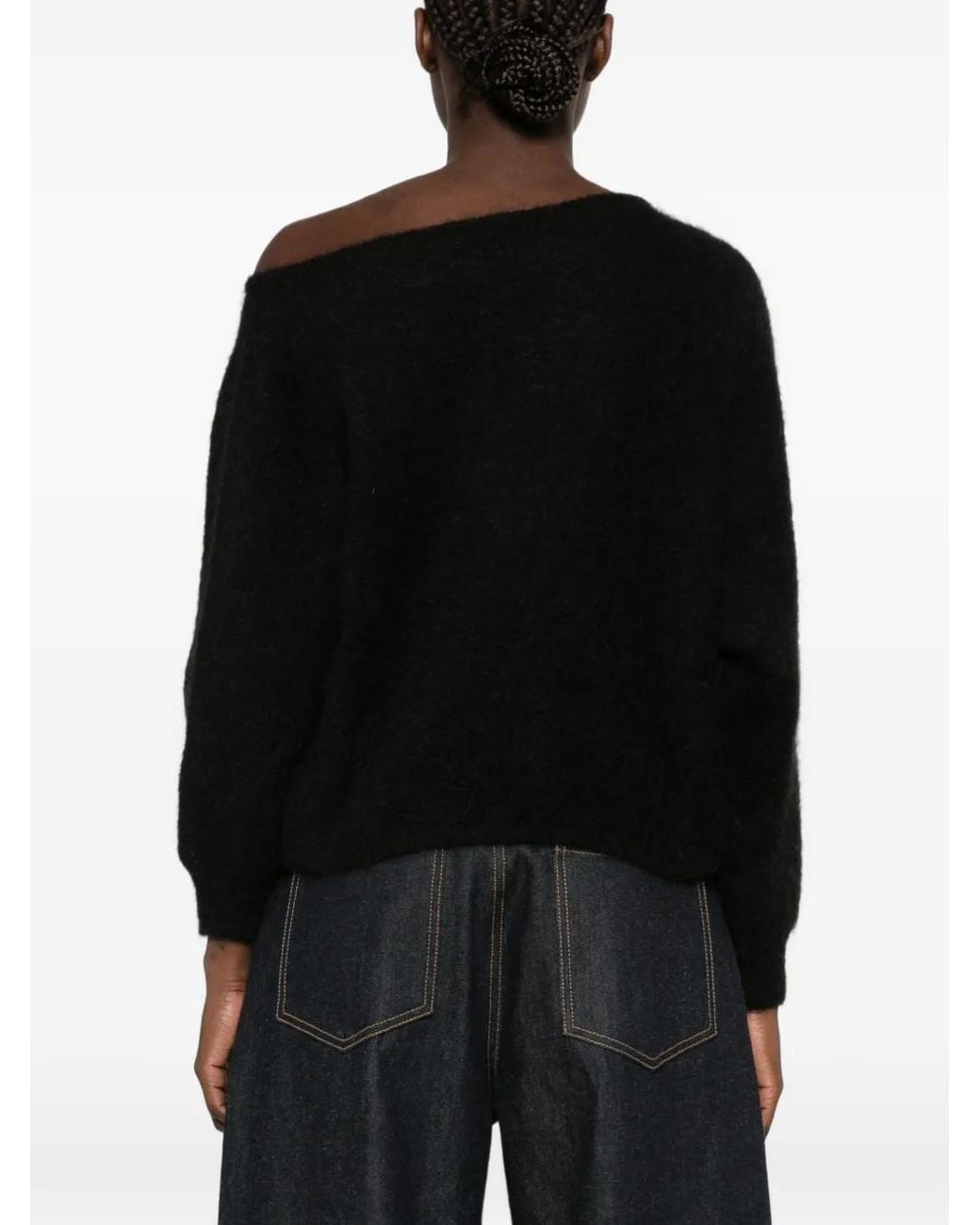 Pull Suela À Épaules Dénudées Ba&sh en coloris Black