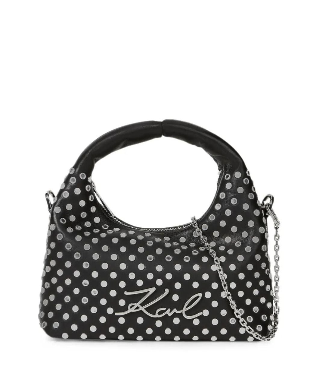 Karl Lagerfeld Black Mini K/Soiree Signature Cross Body Bag