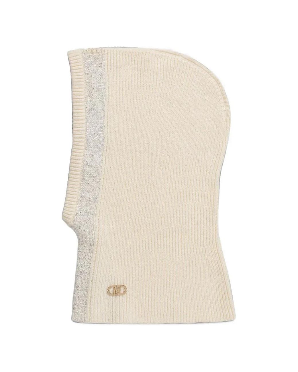 Liu Jo White Sequin Balaclava