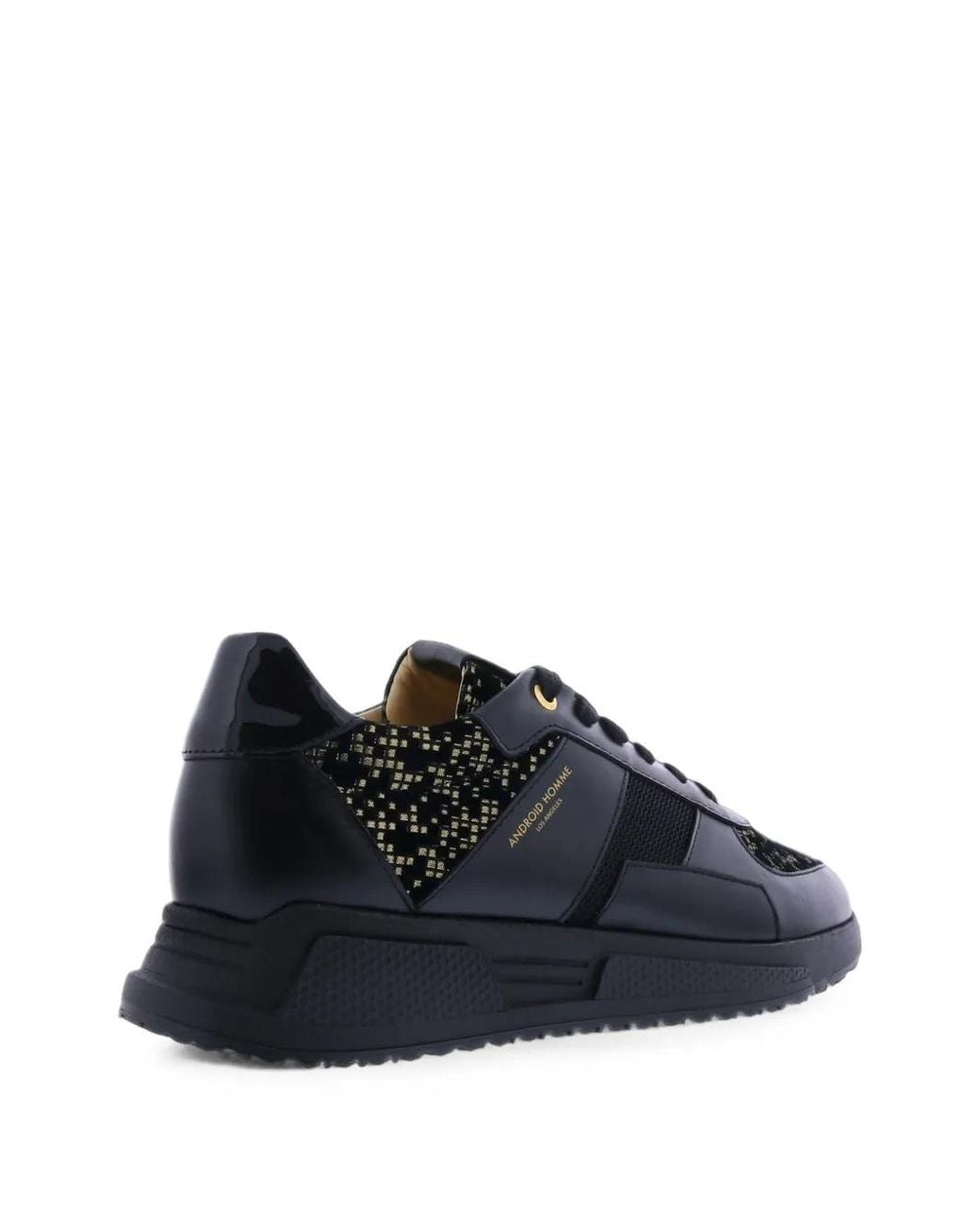 Android Homme Black El Matador Panelled Sneakers for men