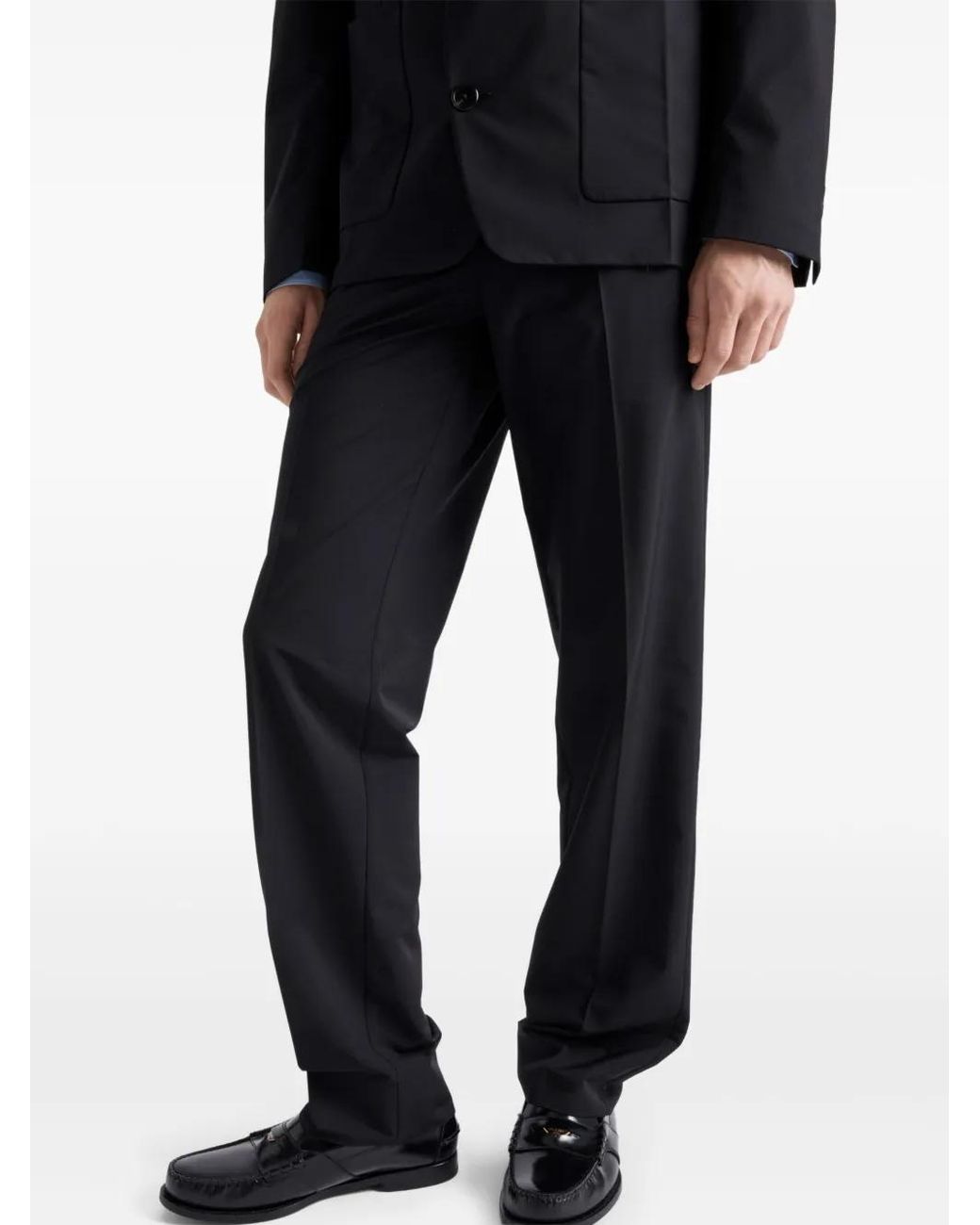 Prada Broek Met Logo in het Blue voor heren
