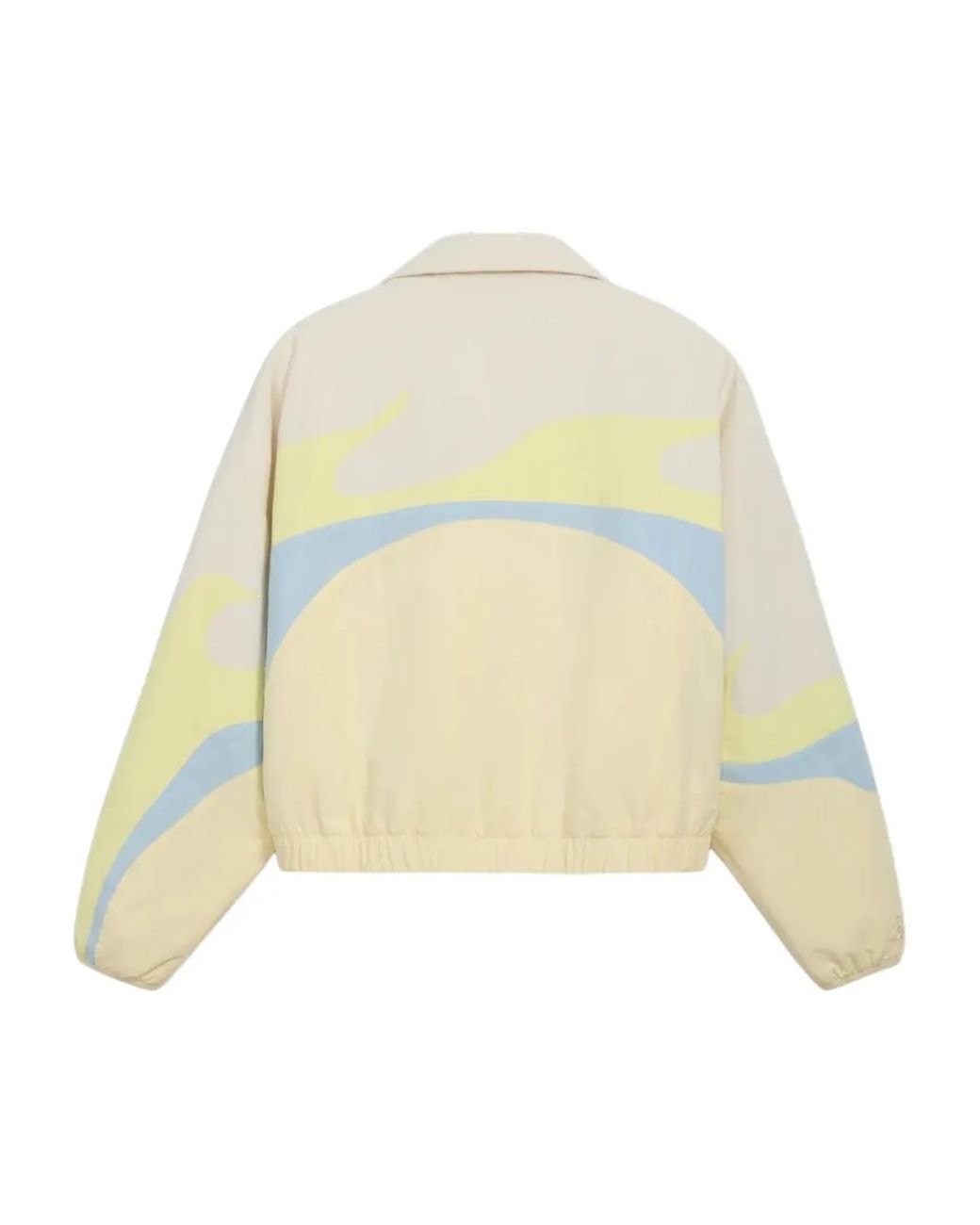 PUMA White Graphic Zip Jacket