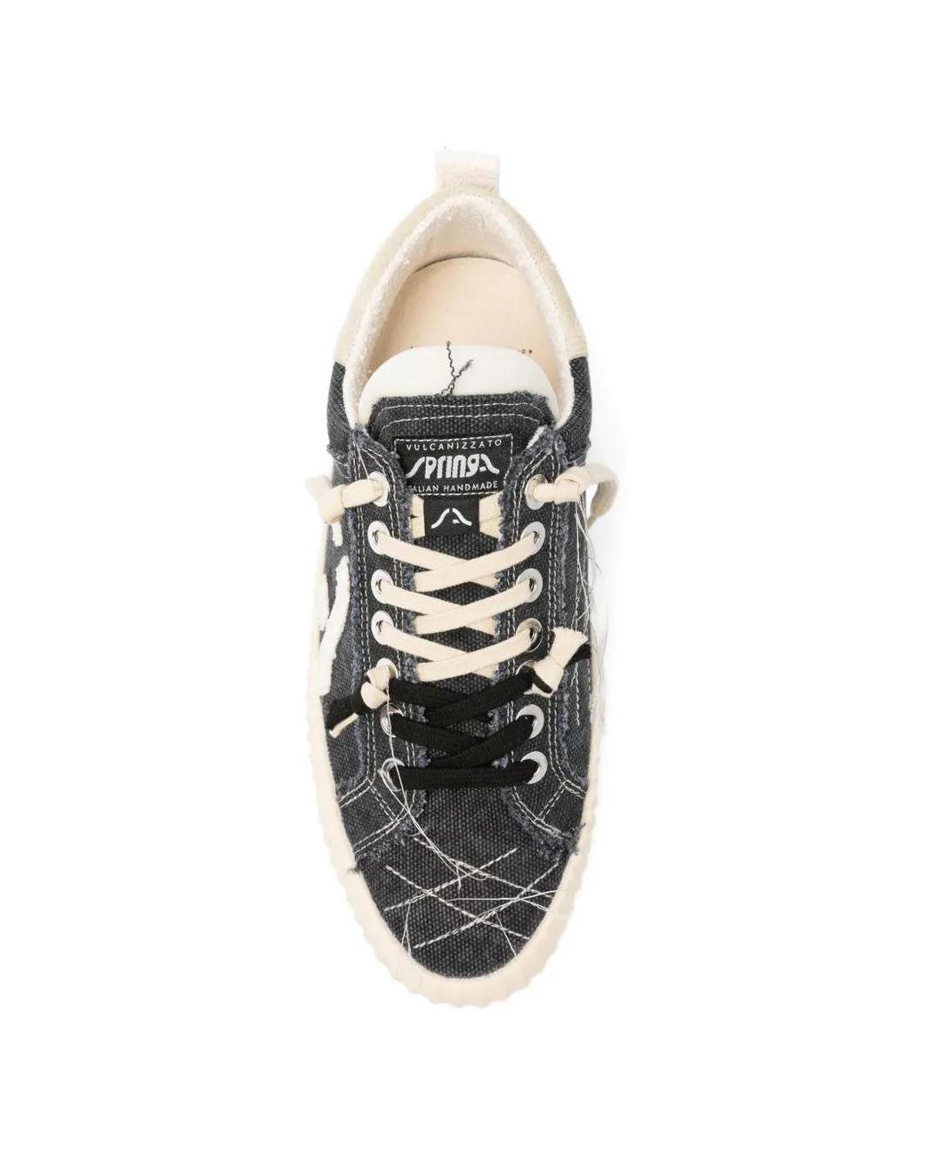 Springa White Wavy Sneakers for men
