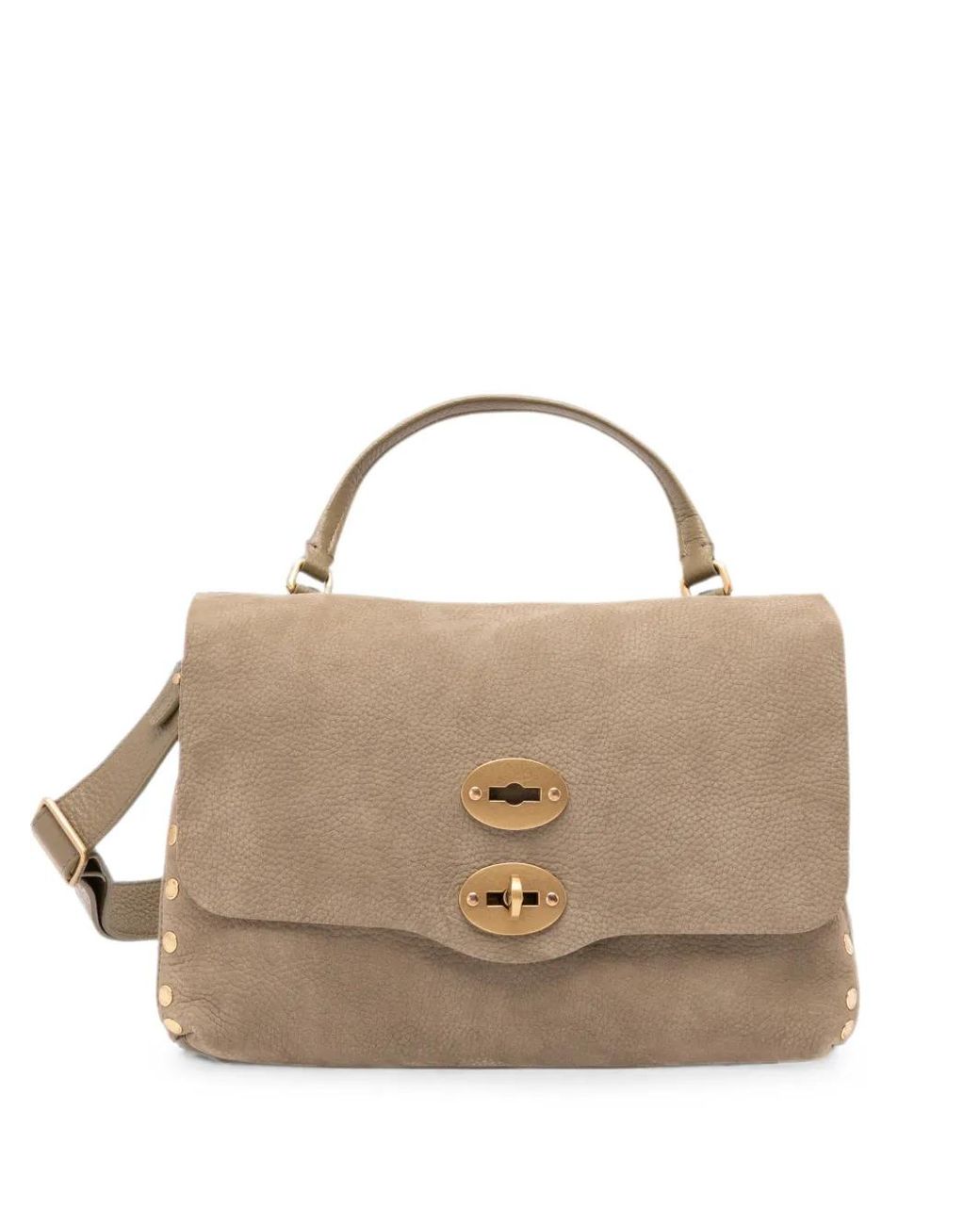 Zanellato Metallic Small Postina Stud-Embellished Tote Bag