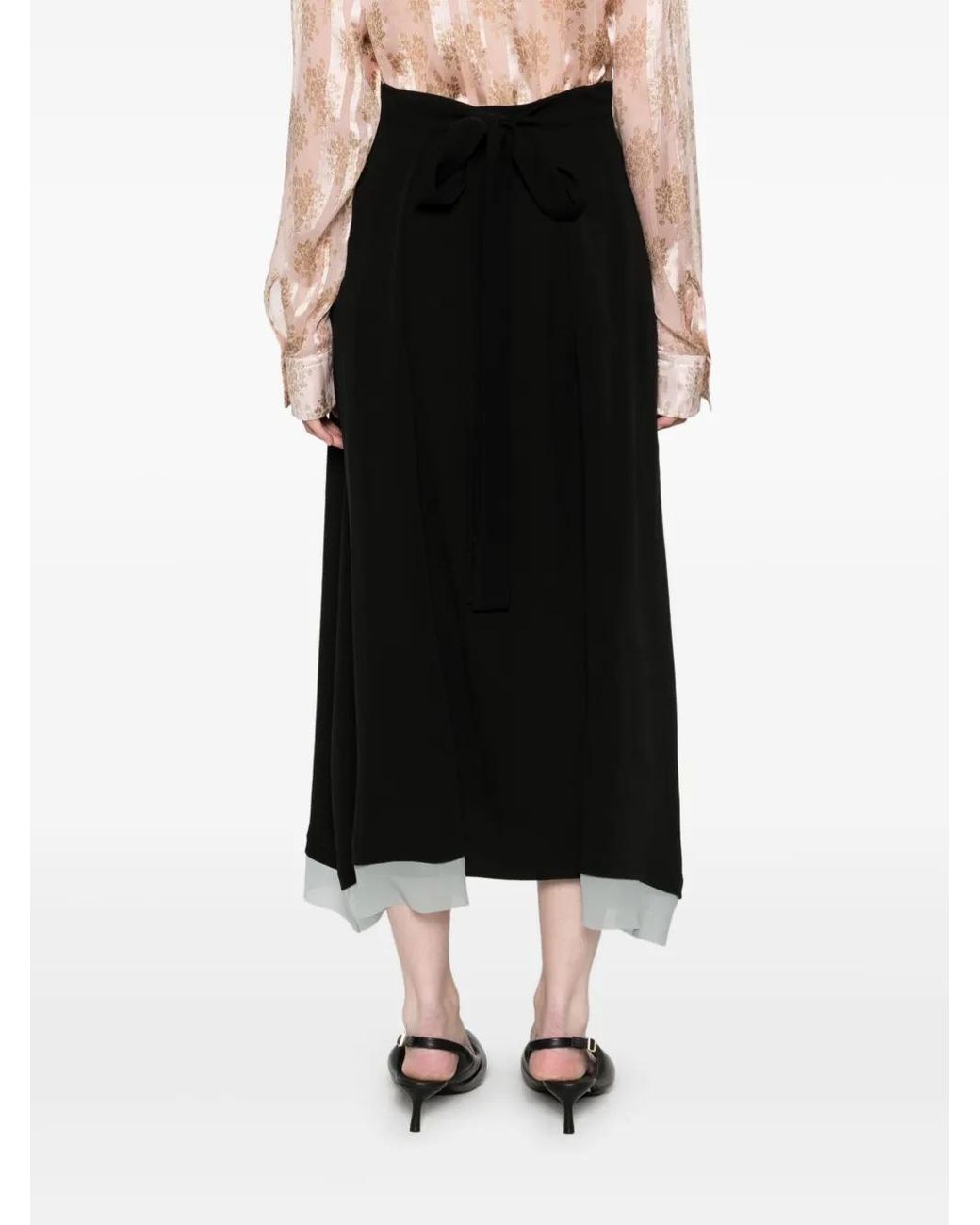Fendi Zijden Rok in het Black