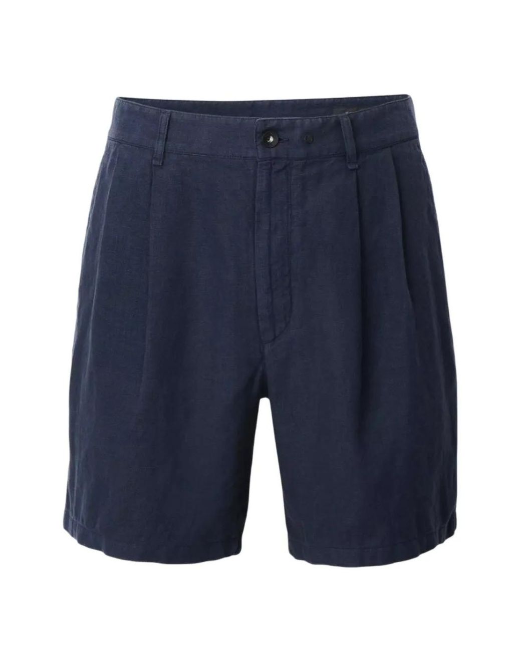 Rag & Bone Jackson Geplooide Shorts in het Blue voor heren