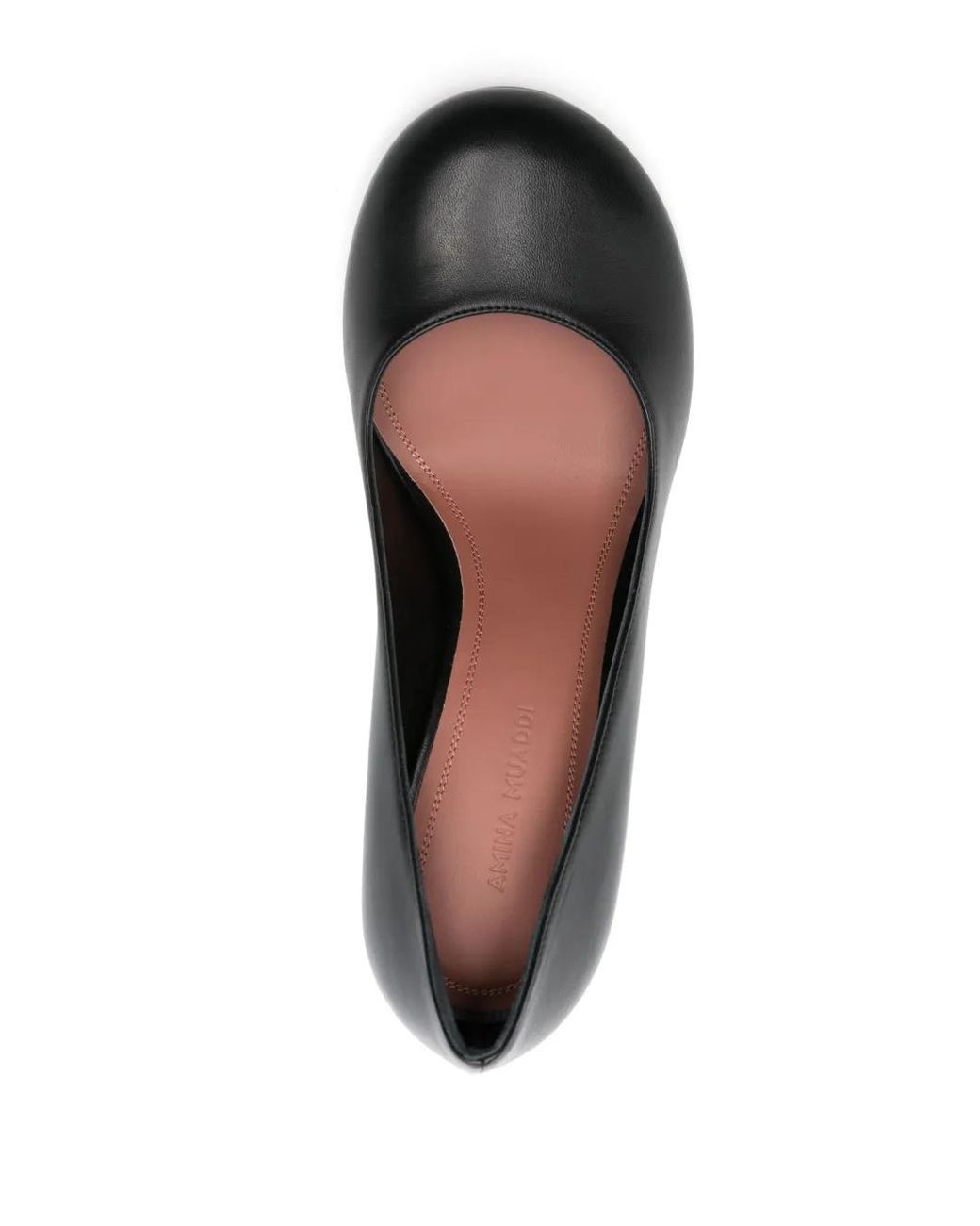 AMINA MUADDI Black Isir Leather Pumps