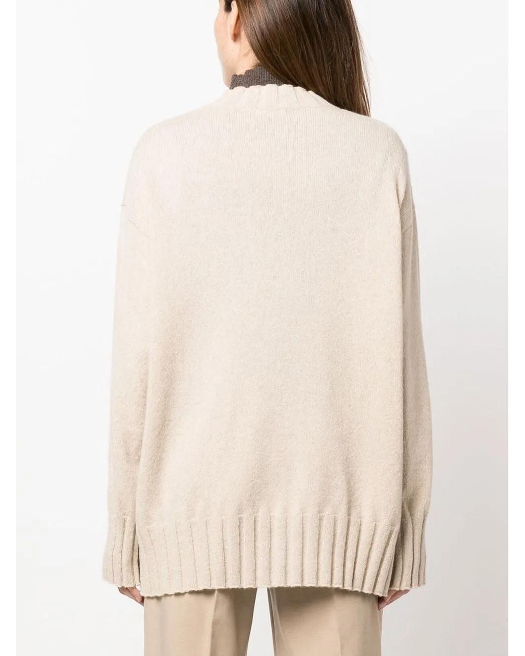 Malo Natural Button-Up Cardigan