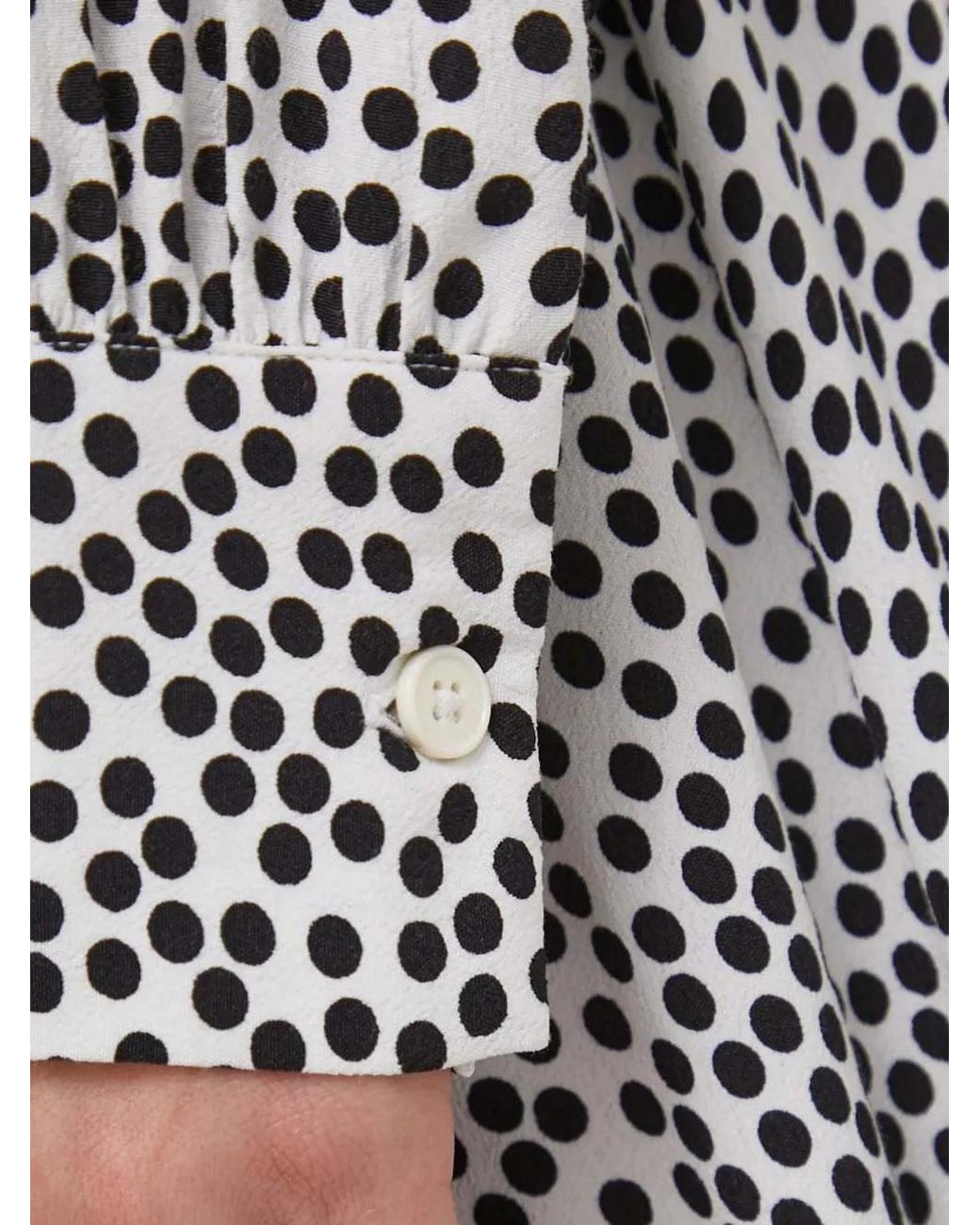 Benetton Gray Polka-Dot Open-Back Midi Dress