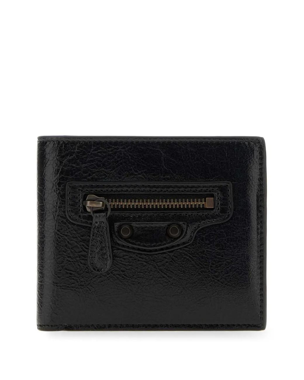 Balenciaga Black Le City Square Folded Wallet for men