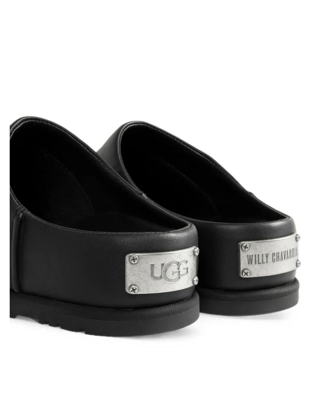 Ugg Black X Willy Chavarria Mules Otzo En Cuir De Veau for men