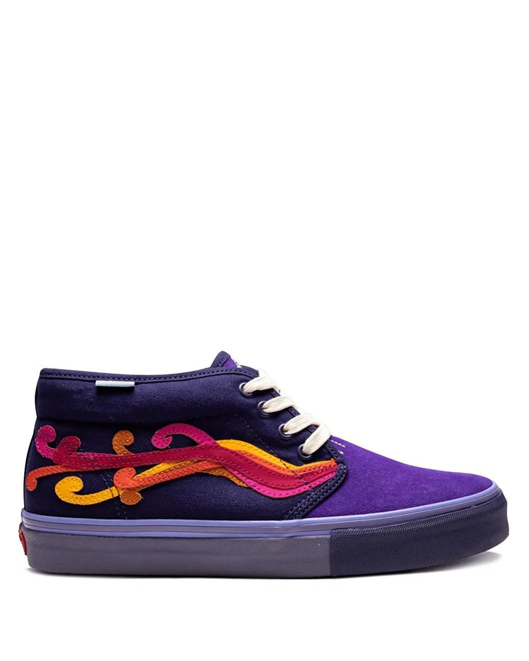 Vans Purple Chukka Lx "Sole Classics" Sneakers
