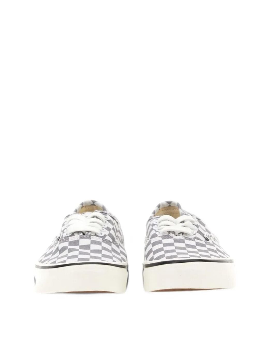 Vans White Authentic 44 Dx Checkered Sneakers