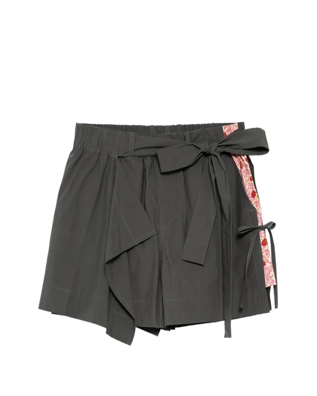 Craig Green Black Layered Floral-Print Shorts for men