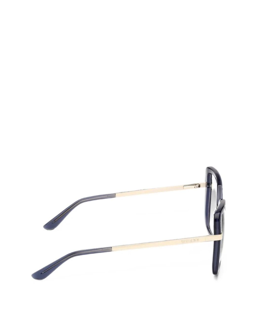 GUESS EYEWEAR Blue Geometric-Frame Glasses