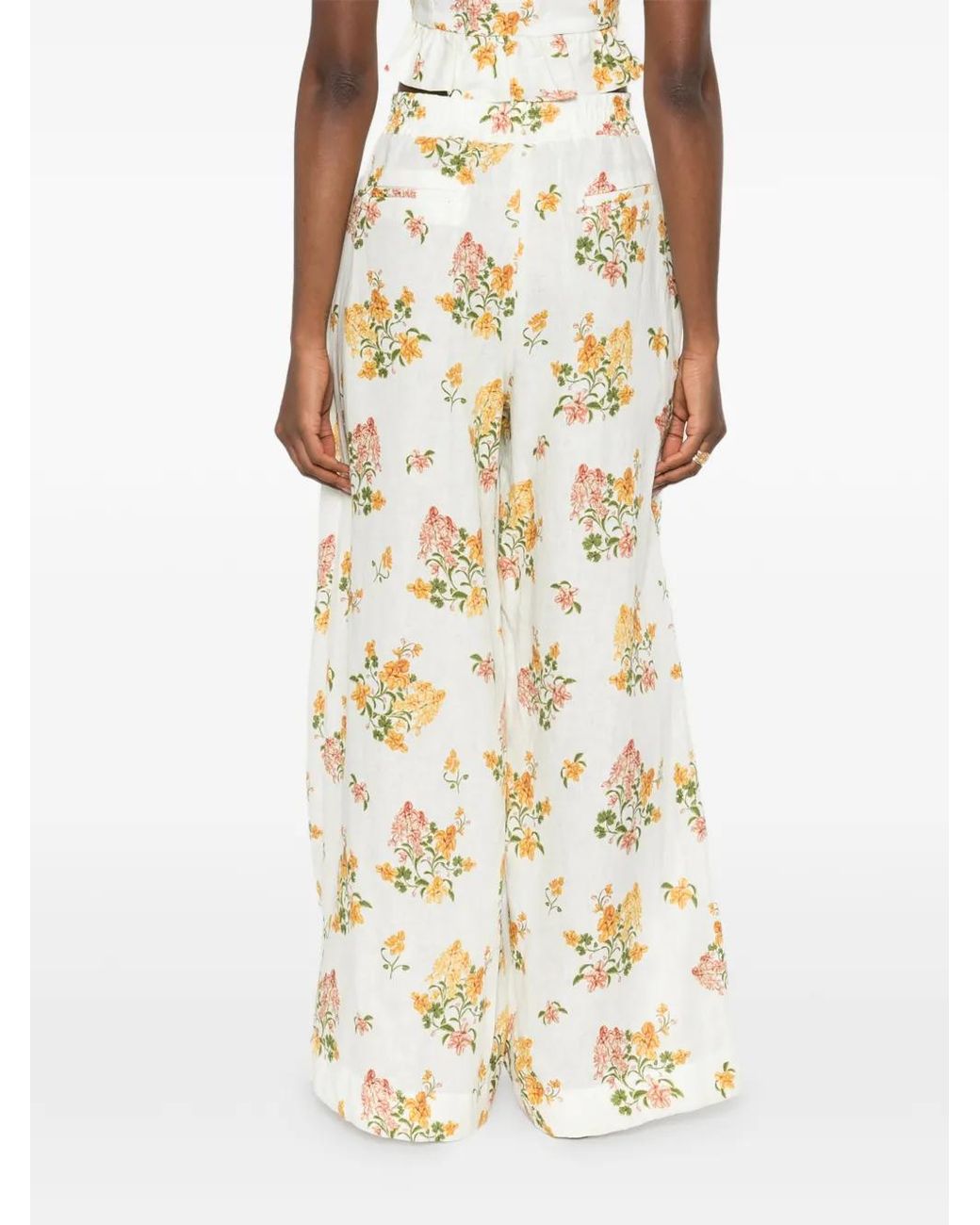 Agua Bendita White Tota Cordillera Trousers