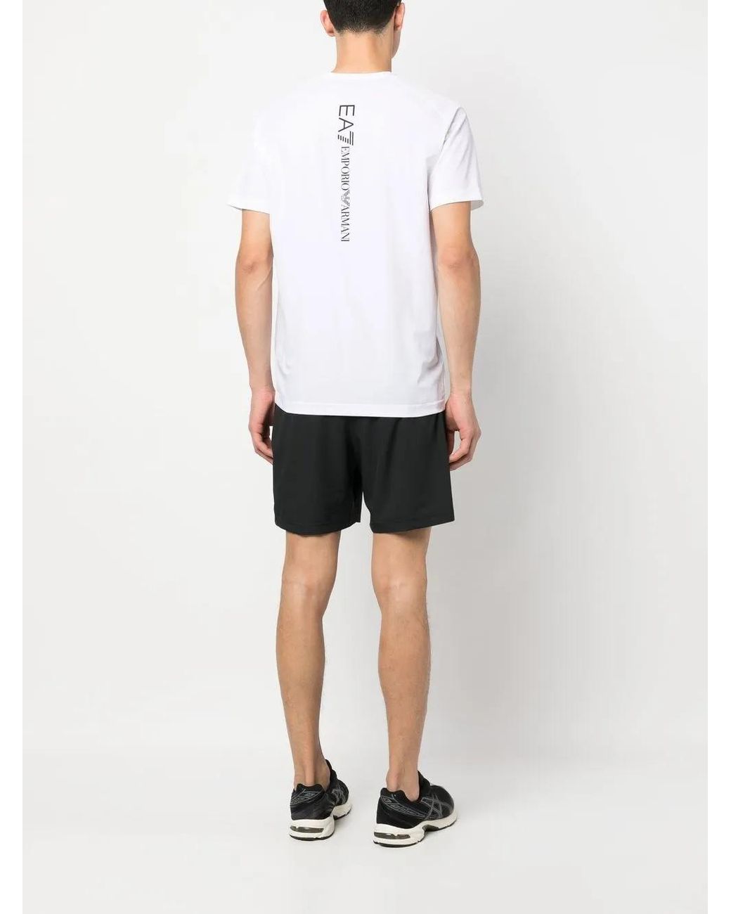 Chándal Con Logo Estampado EA7 de color White