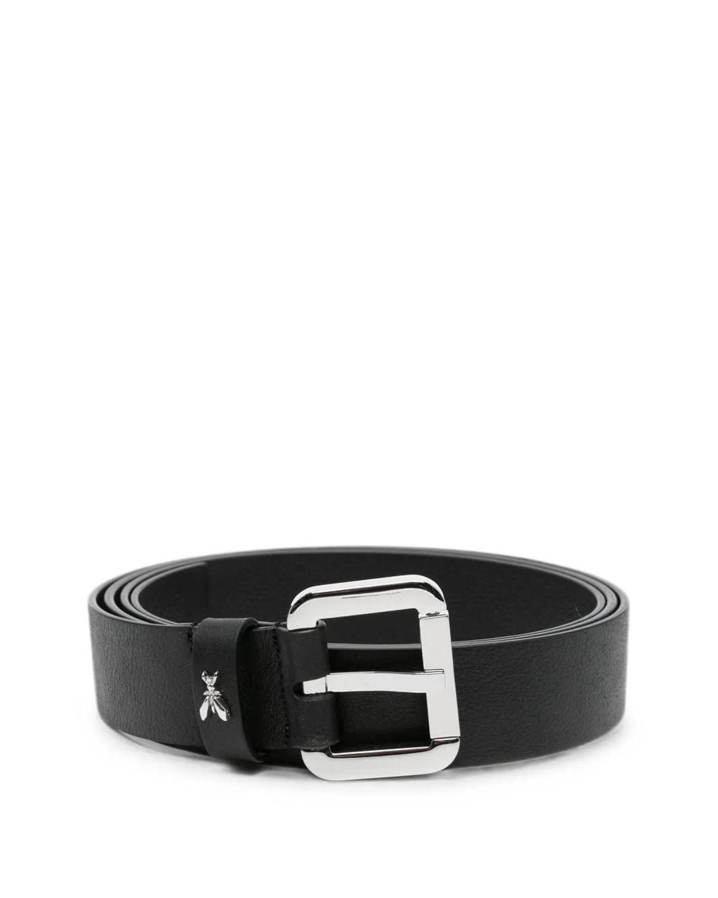 Patrizia Pepe Black Ceinture À Plaque À Motif Mouche