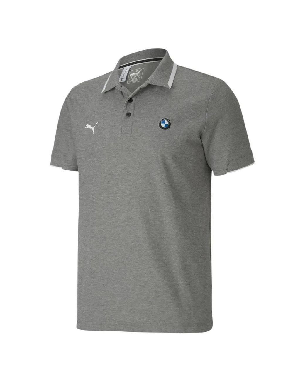 PUMA Gray X Bmw Motorsport Polo Shirt for men
