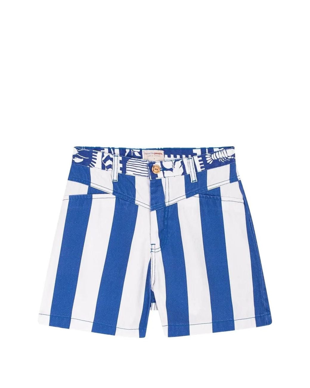 Favorite People Blue Positano Shorts
