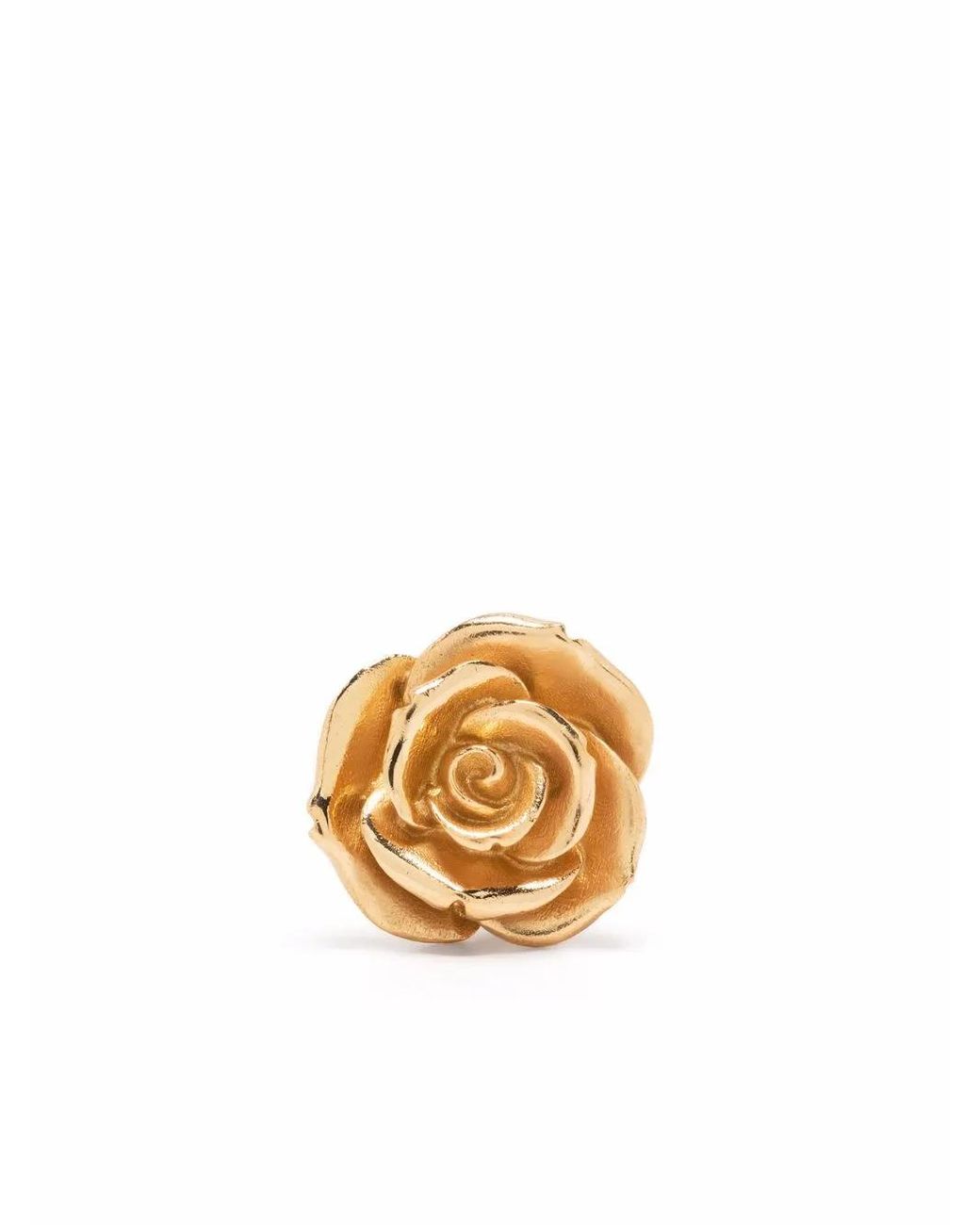 Emanuele Bicocchi Metallic Rose Stud Earring