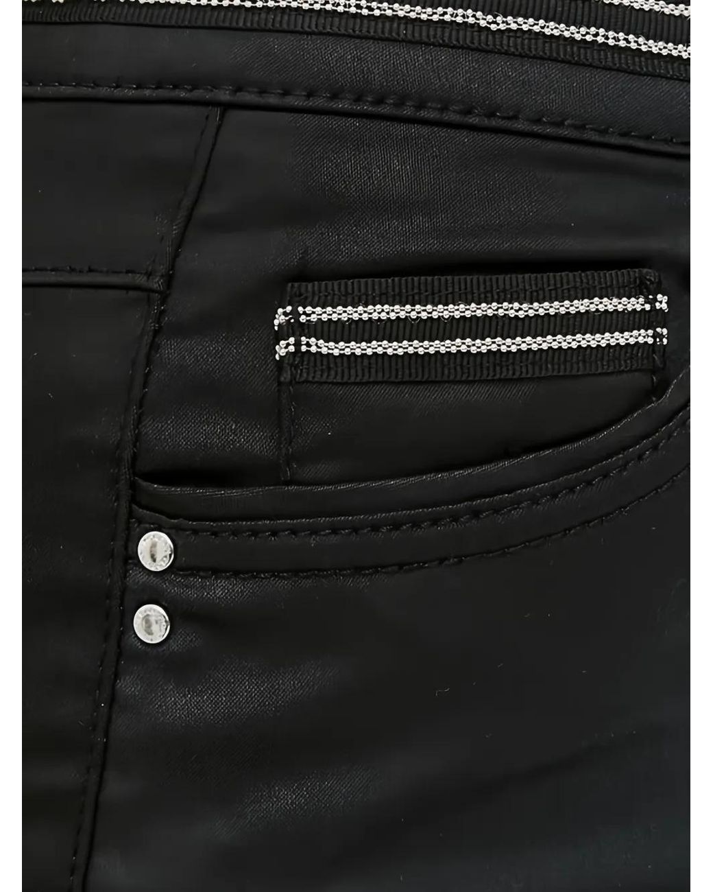 Morgan Black Cuffed Trousers