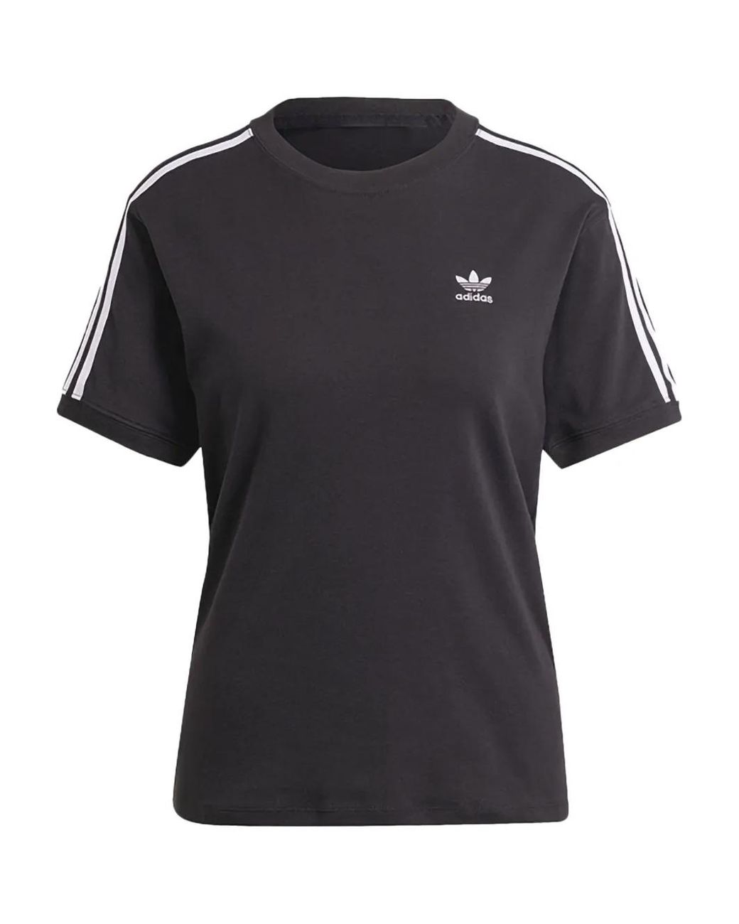 Adidas Black 3-Stripes T-Shirt