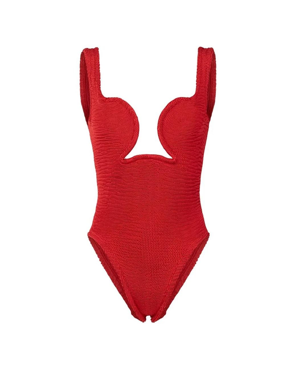 Paramidonna Luisa Textured Cut-Out Swimsuit