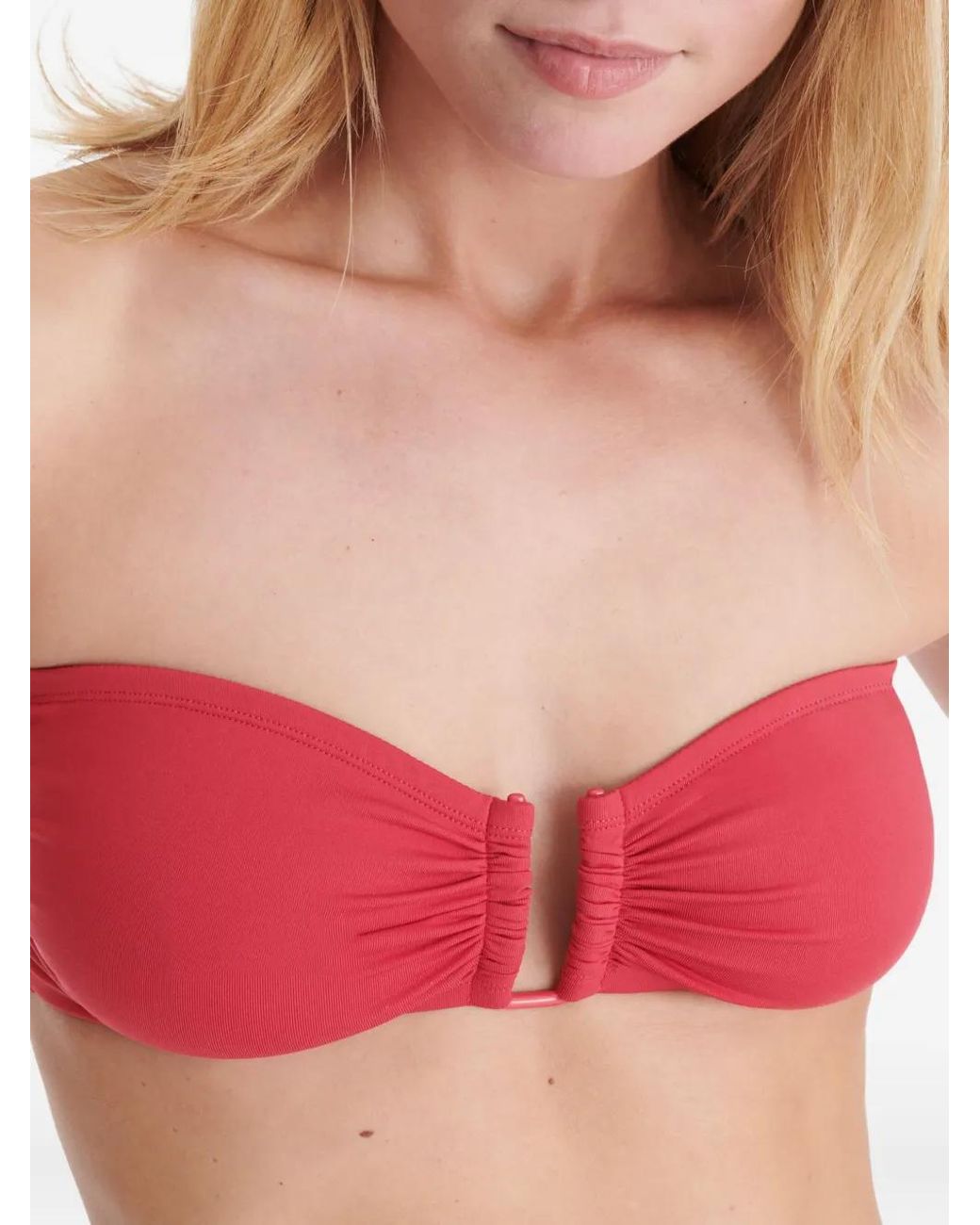Eres Red Show Bikini Top