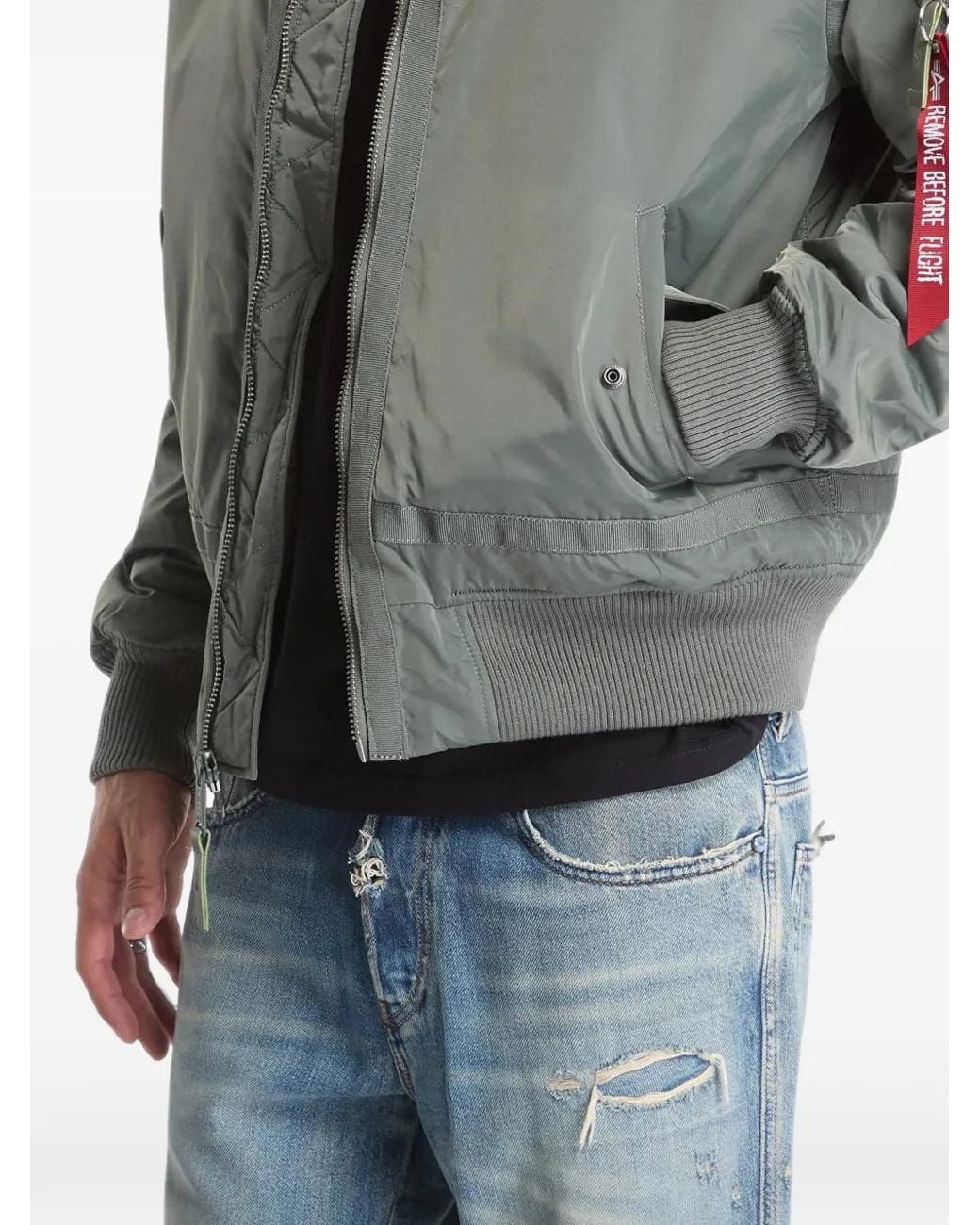 Alpha Industries Gray Veste Militaire B-15 Iii Tt for men