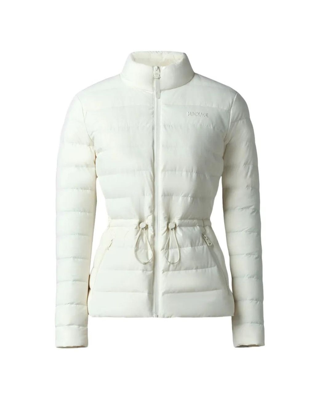 Mackage White Jacyey-City Drawstring Jacket