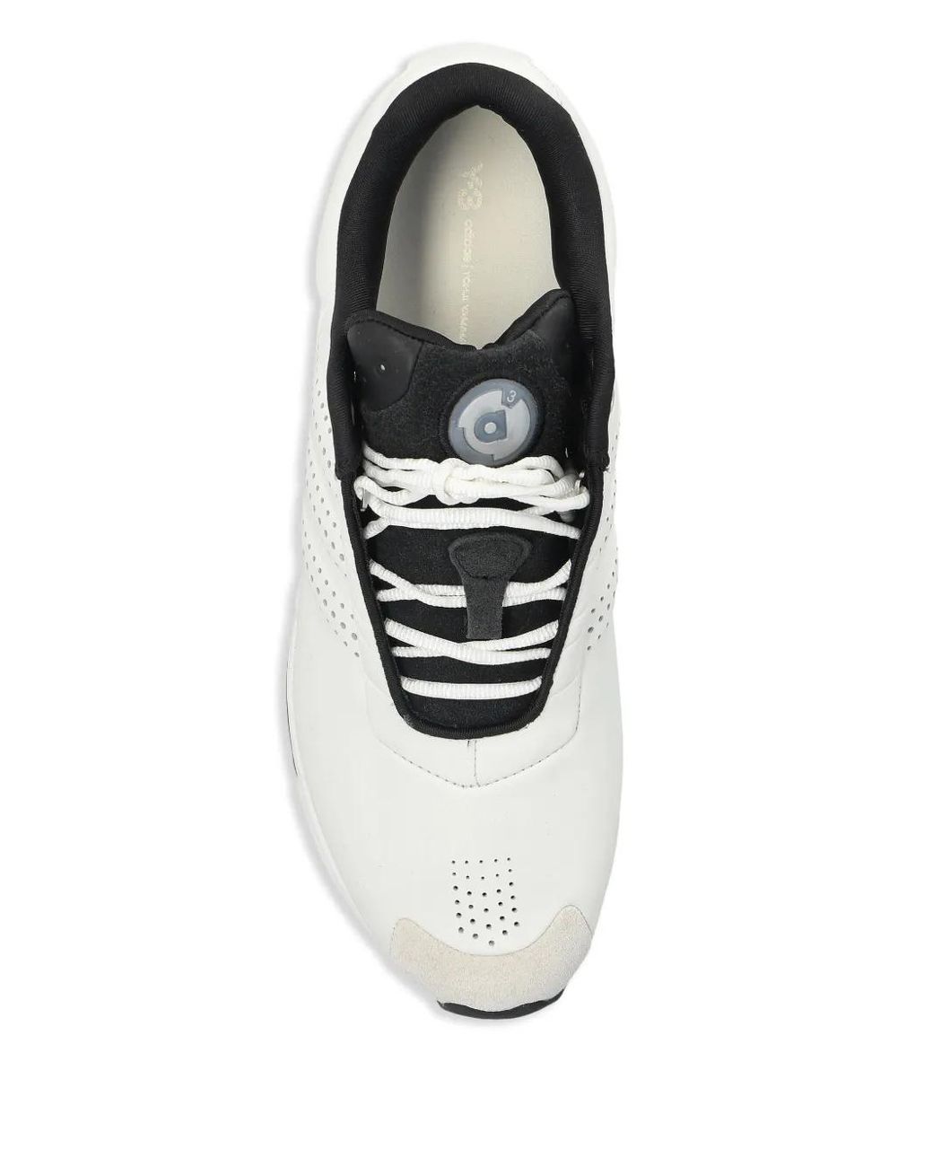 Y-3 White Perforated Sneakers