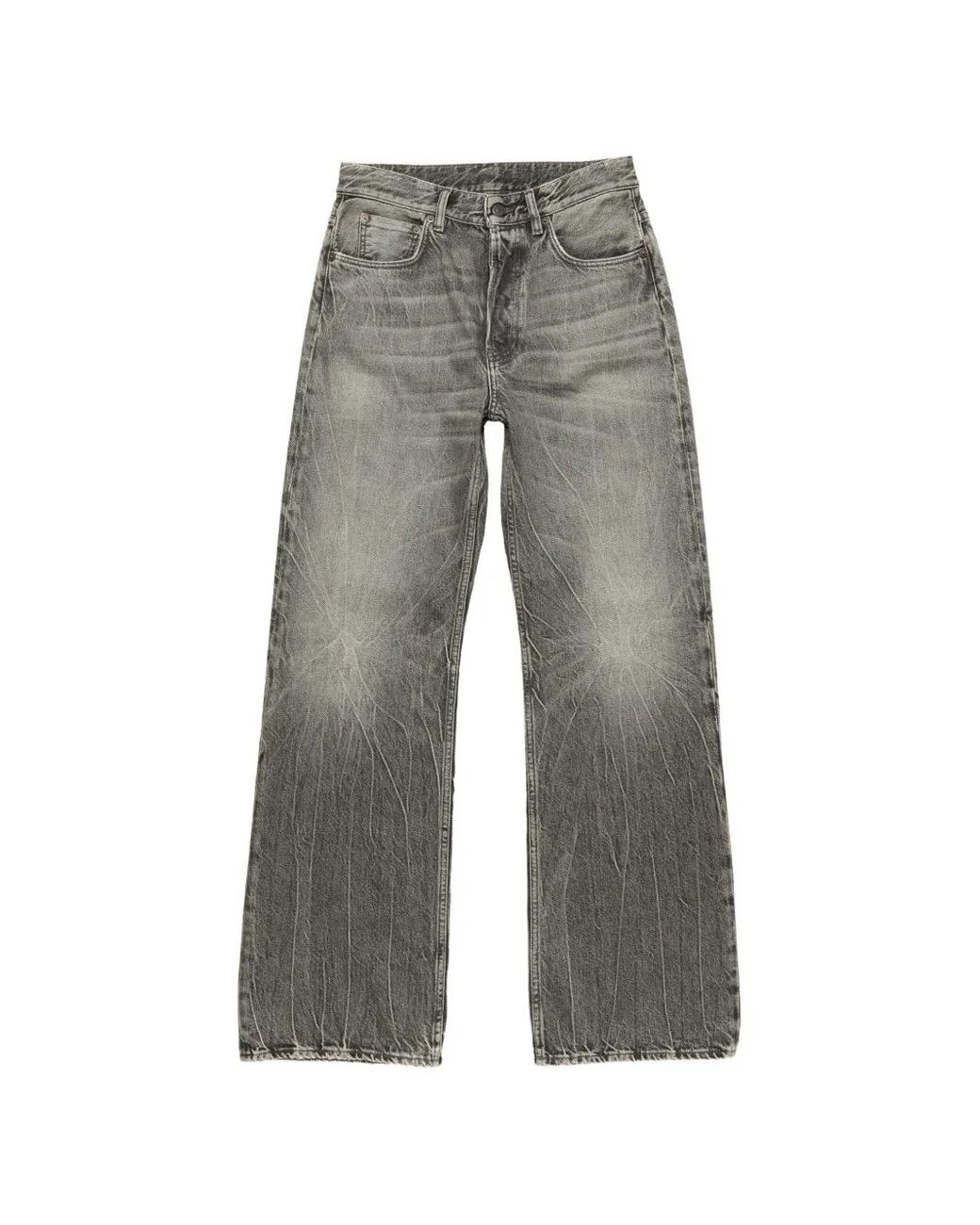 Acne Gray Regular Fit Jeans