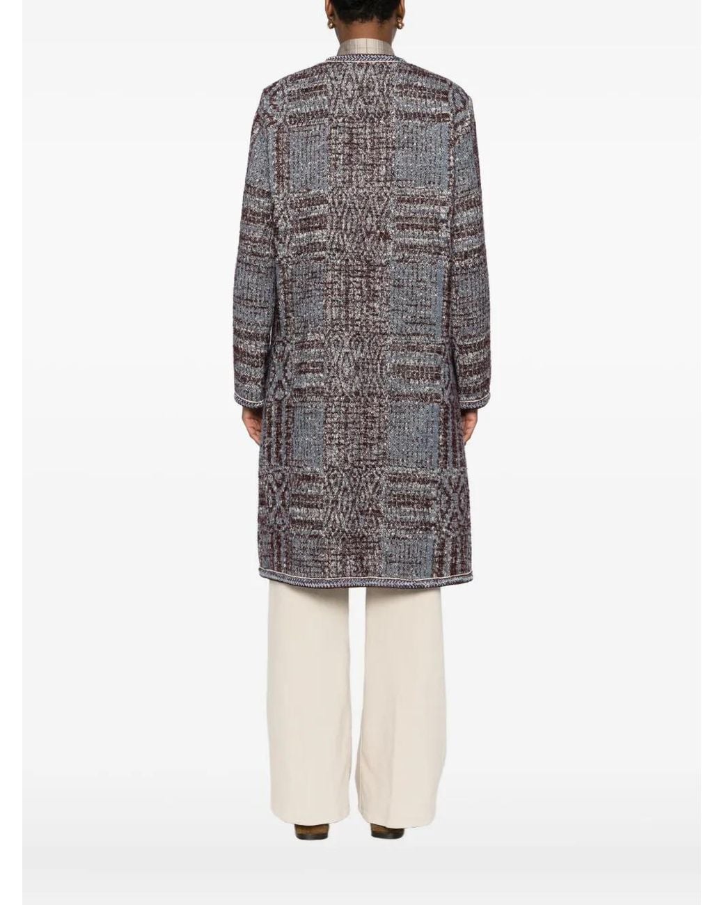 Abrigo En Jacquard Etro de color Gray