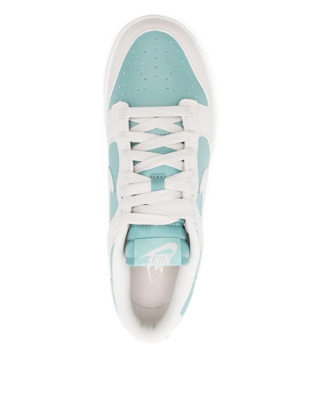 Nike Blue Leather Panelled Low-Tops Sneakers