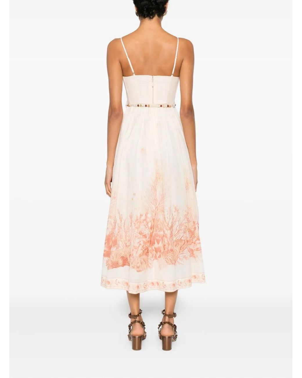 Zimmermann Pink Midi Dresses