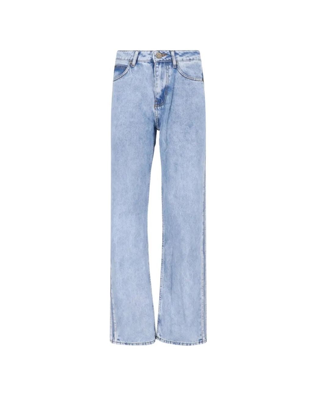 Adidas Blue Firebird Side-Stripe Jeans